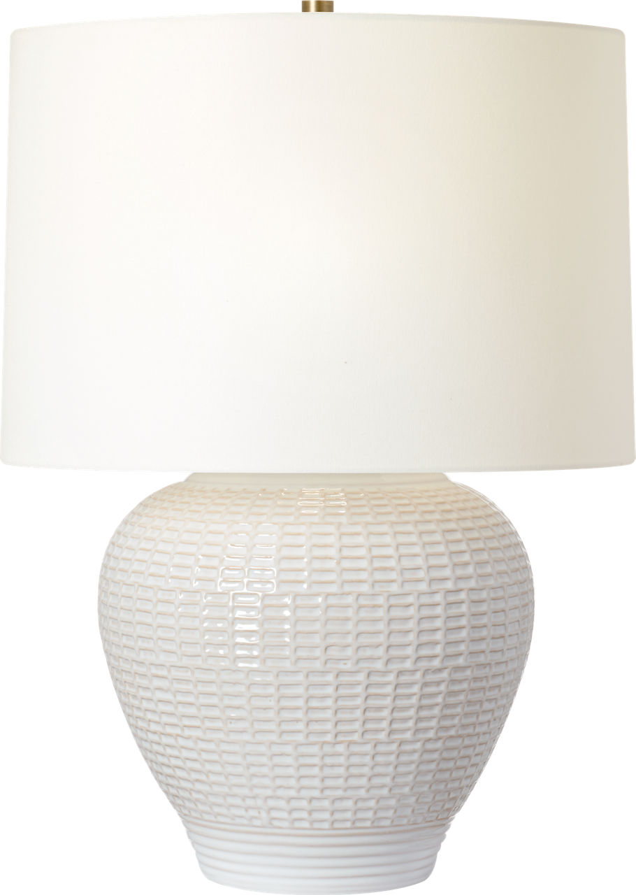 Marcel Medium Table Lamp New White