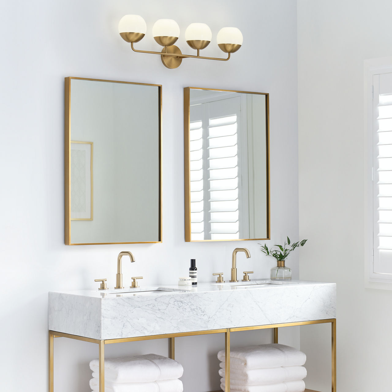 ルーム ライト A Alvin 4-Light Bath Sconce - 4468104 | Visual Comfort