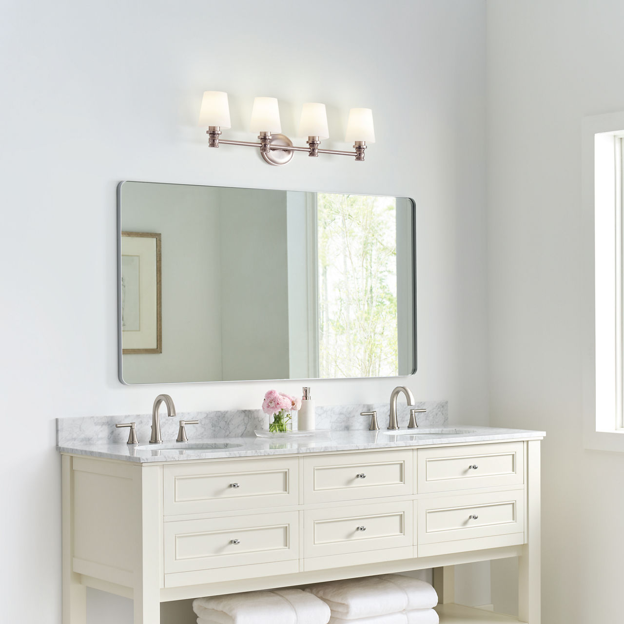 Xavierre 4-Light Bath Sconce - VS22104 | Visual Comfort