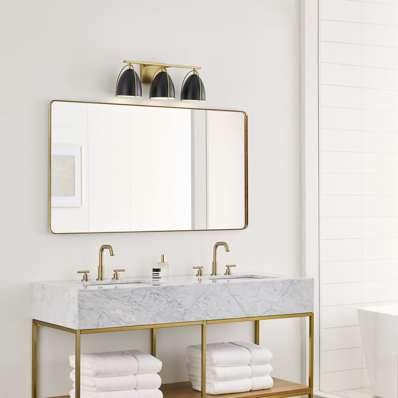 Norman 3-Light Bath Sconce - 4451703 | Visual Comfort