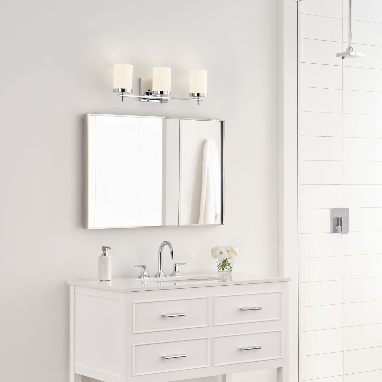 Zire 3-Light Bath Sconce - 4490303 | Visual Comfort
