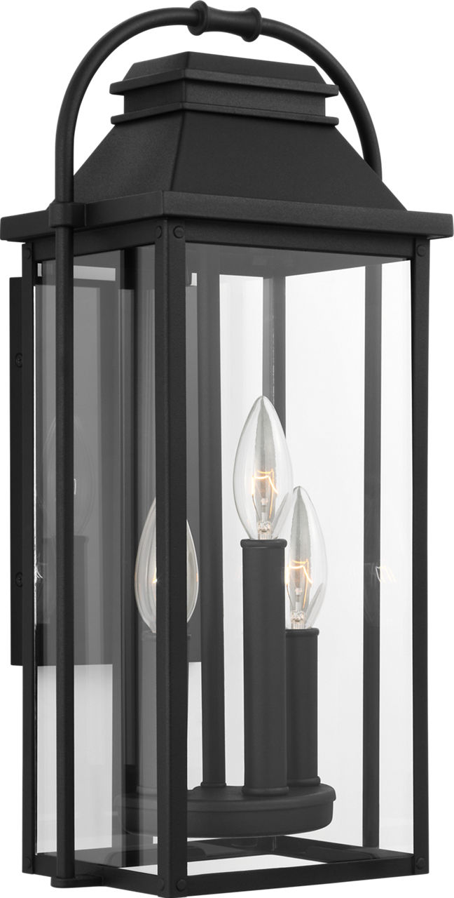 Wellsworth Small Lantern Textured Black