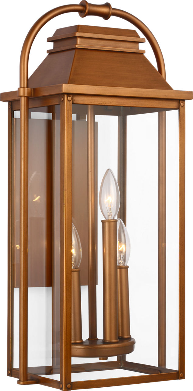Wellsworth Medium Wall Lantern Natural Copper
