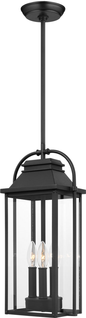 Wellsworth Medium Pendant Textured Black