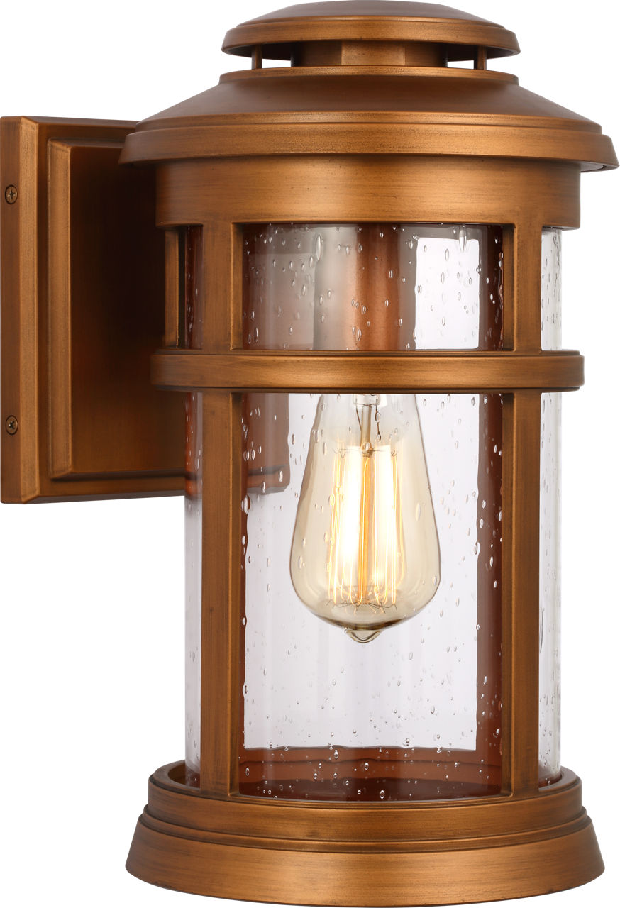 Newport Small Wall Lantern Natural Copper