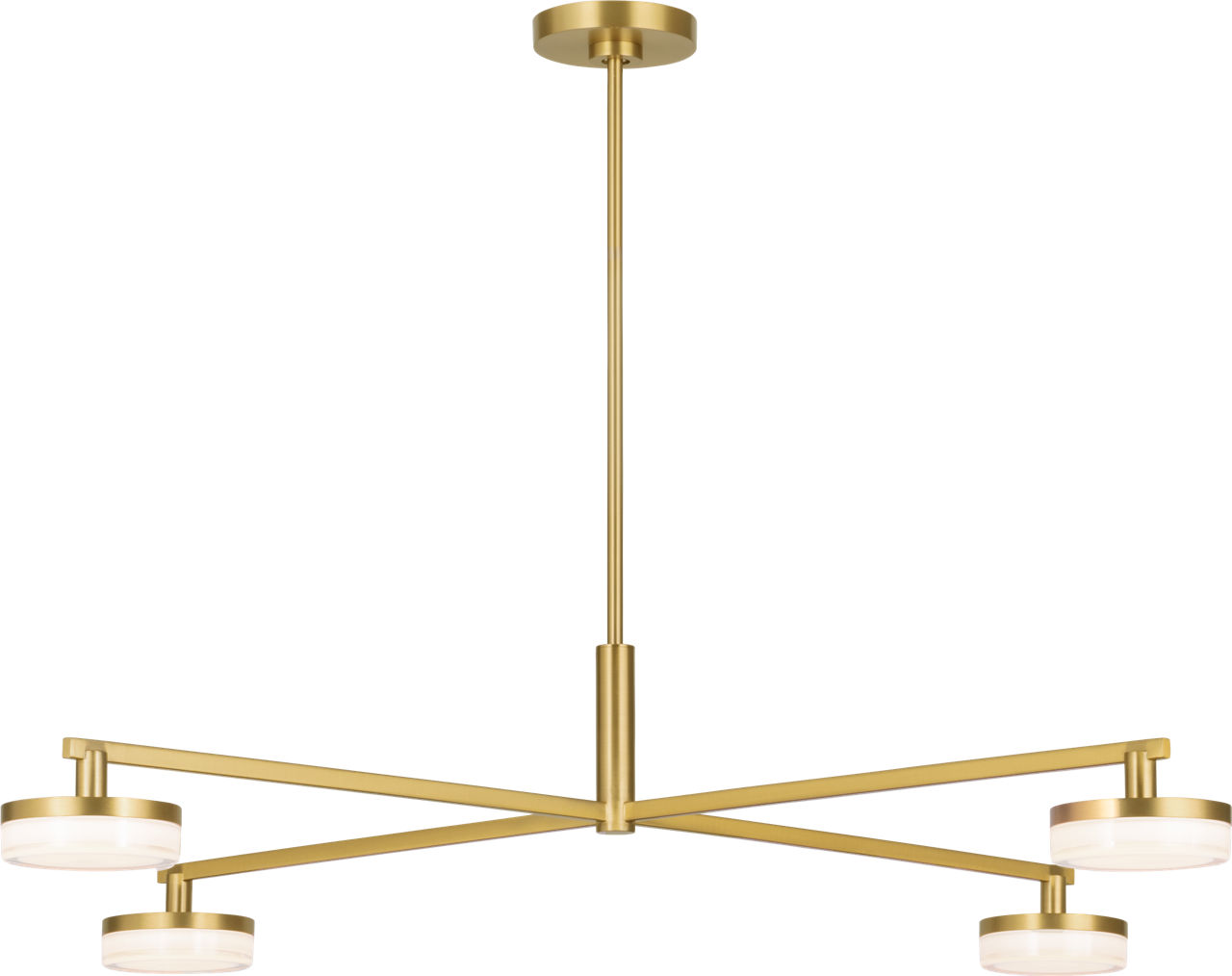 Khan Extra Large Chandelier Burnished Brass Bulbs Inc