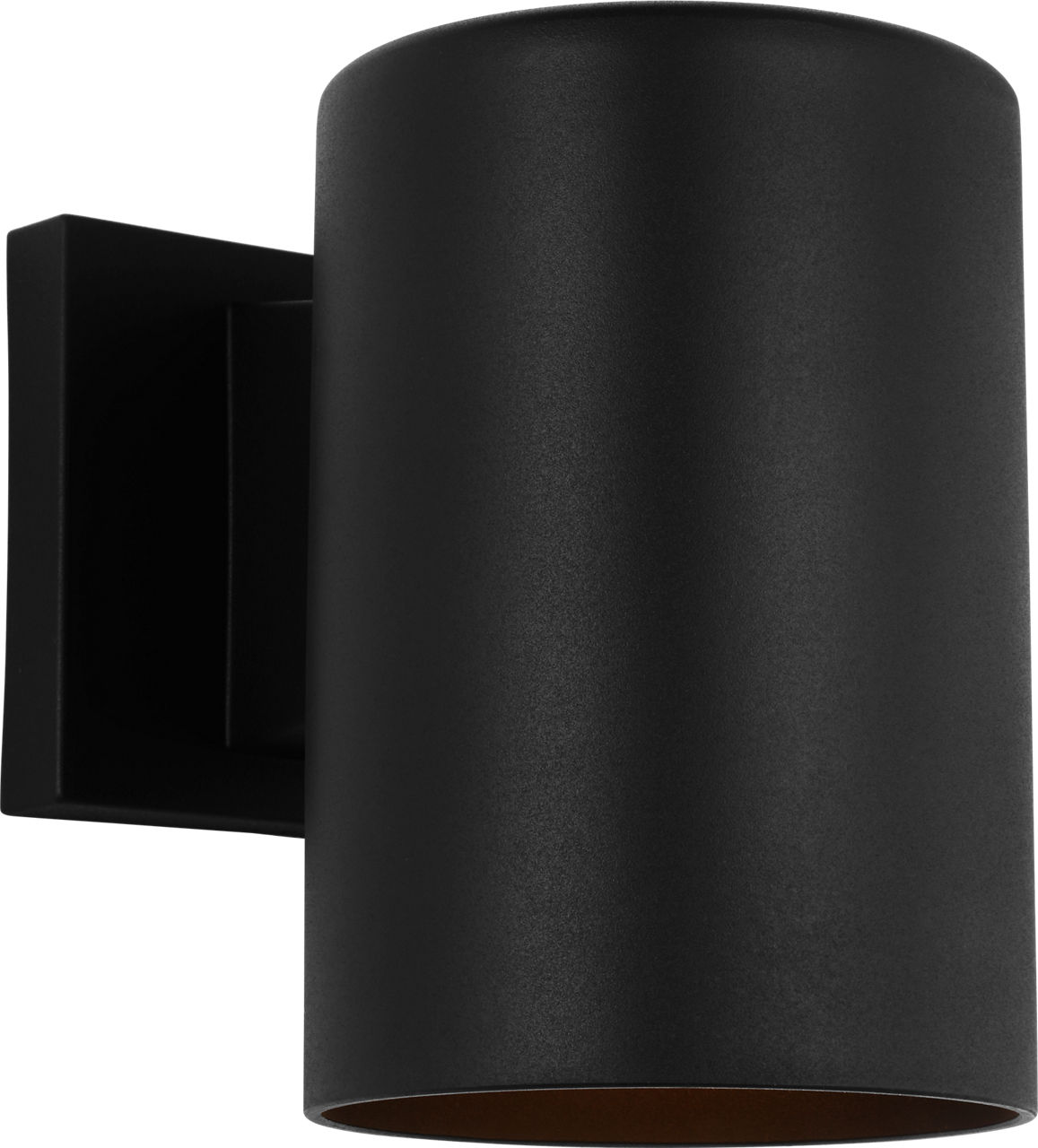 Outdoor Cylinders Small One Light Wall Lantern Textured Black Bulb(s) Included