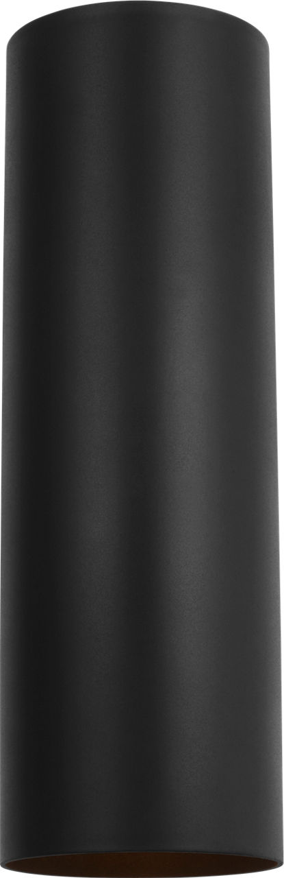 Outdoor Cylinders Large Two Light Wall Lantern Textured Black
