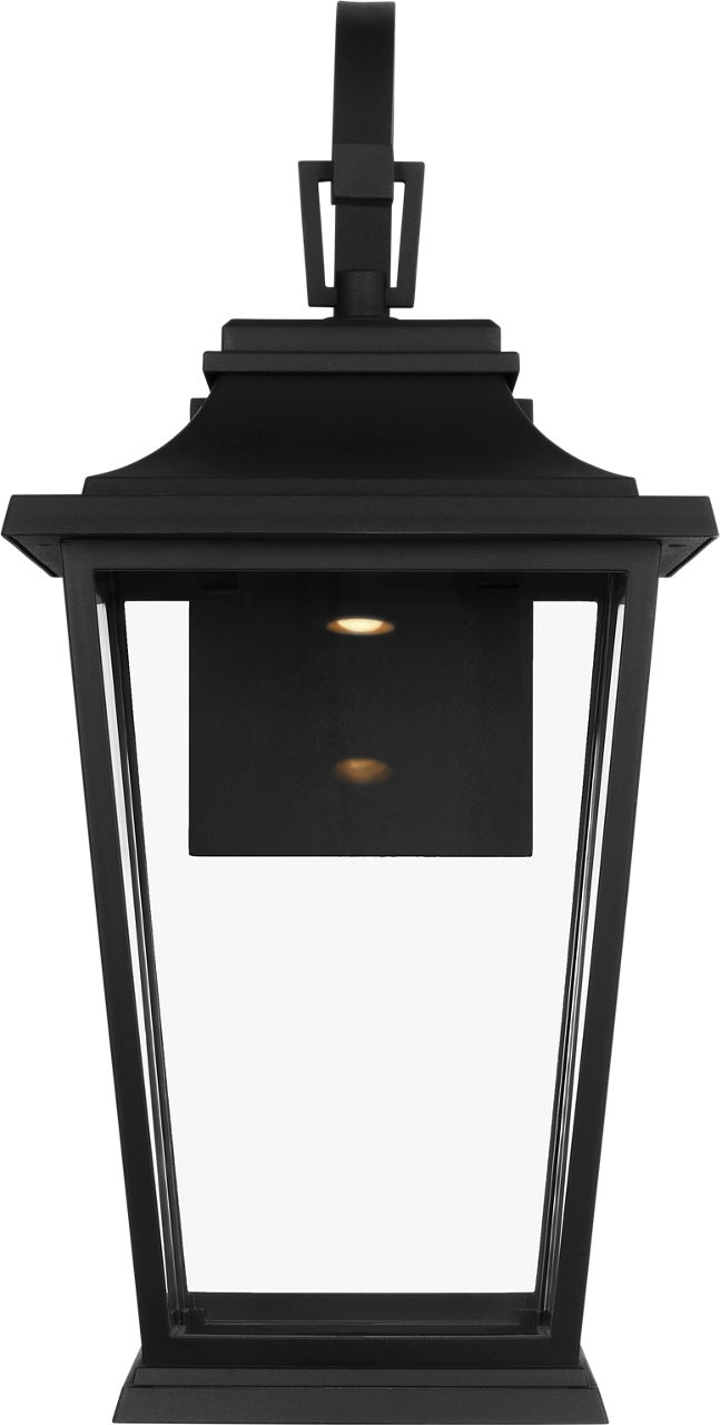 Warren Medium Lantern Textured Black Bulbs Inc