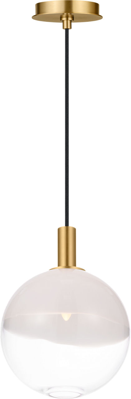 Torian Small Pendant Burnished Brass