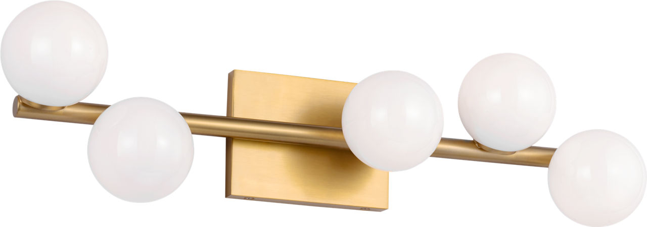 Altair 5 - Light Vanity Burnished Brass