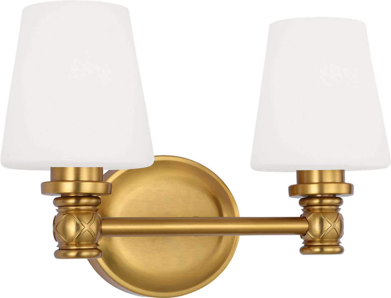 Xavierre 2 - Light Vanity Burnished Brass