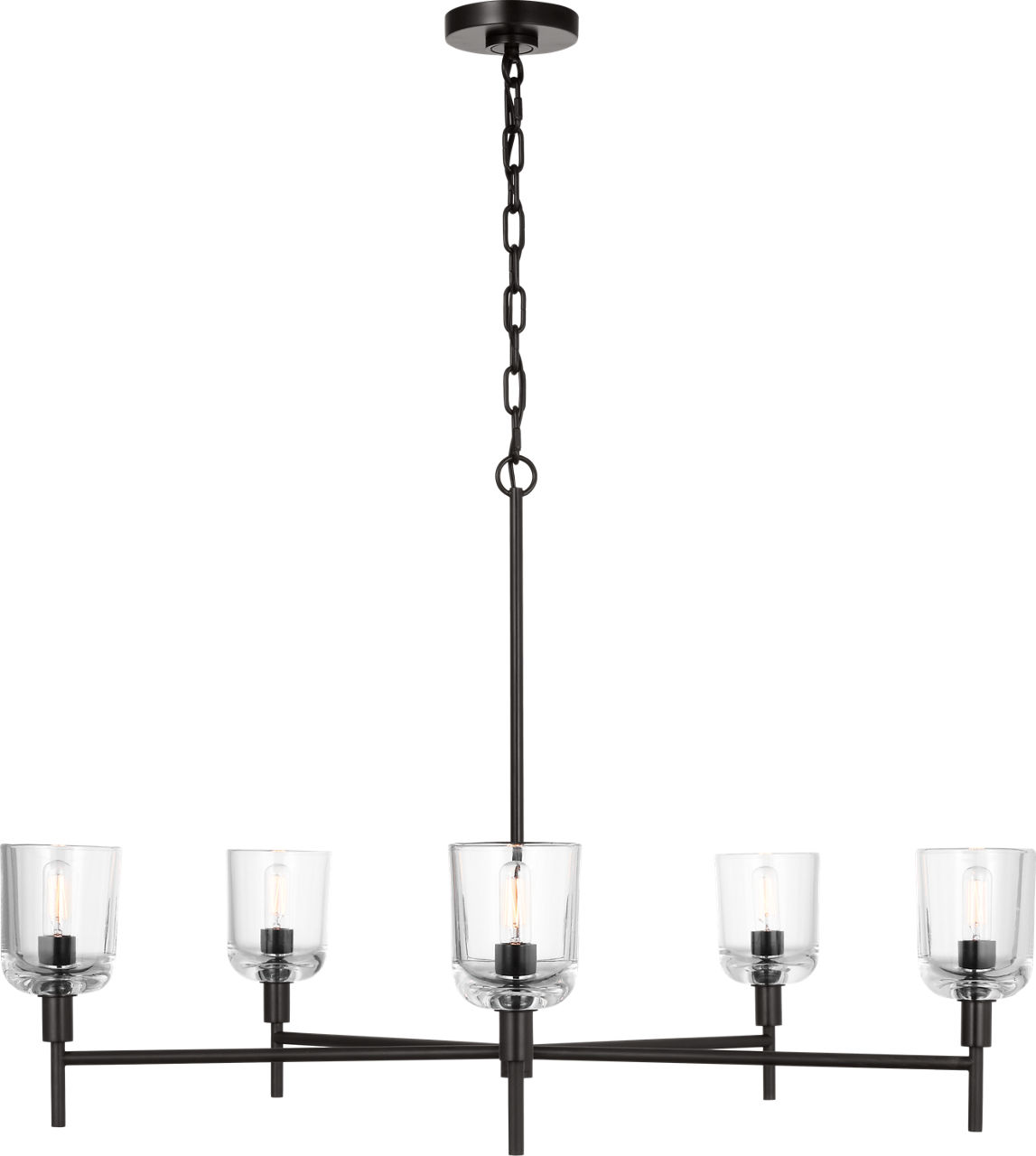 Hartley Large Chandelier Aged Iron