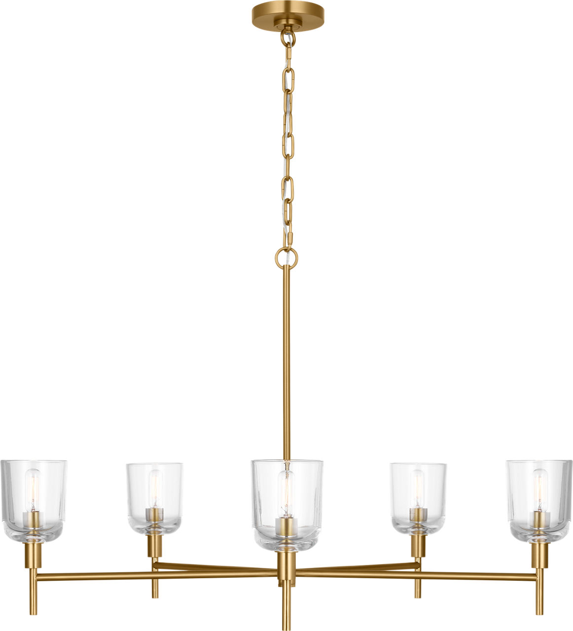 Hartley Large Chandelier Burnished Brass
