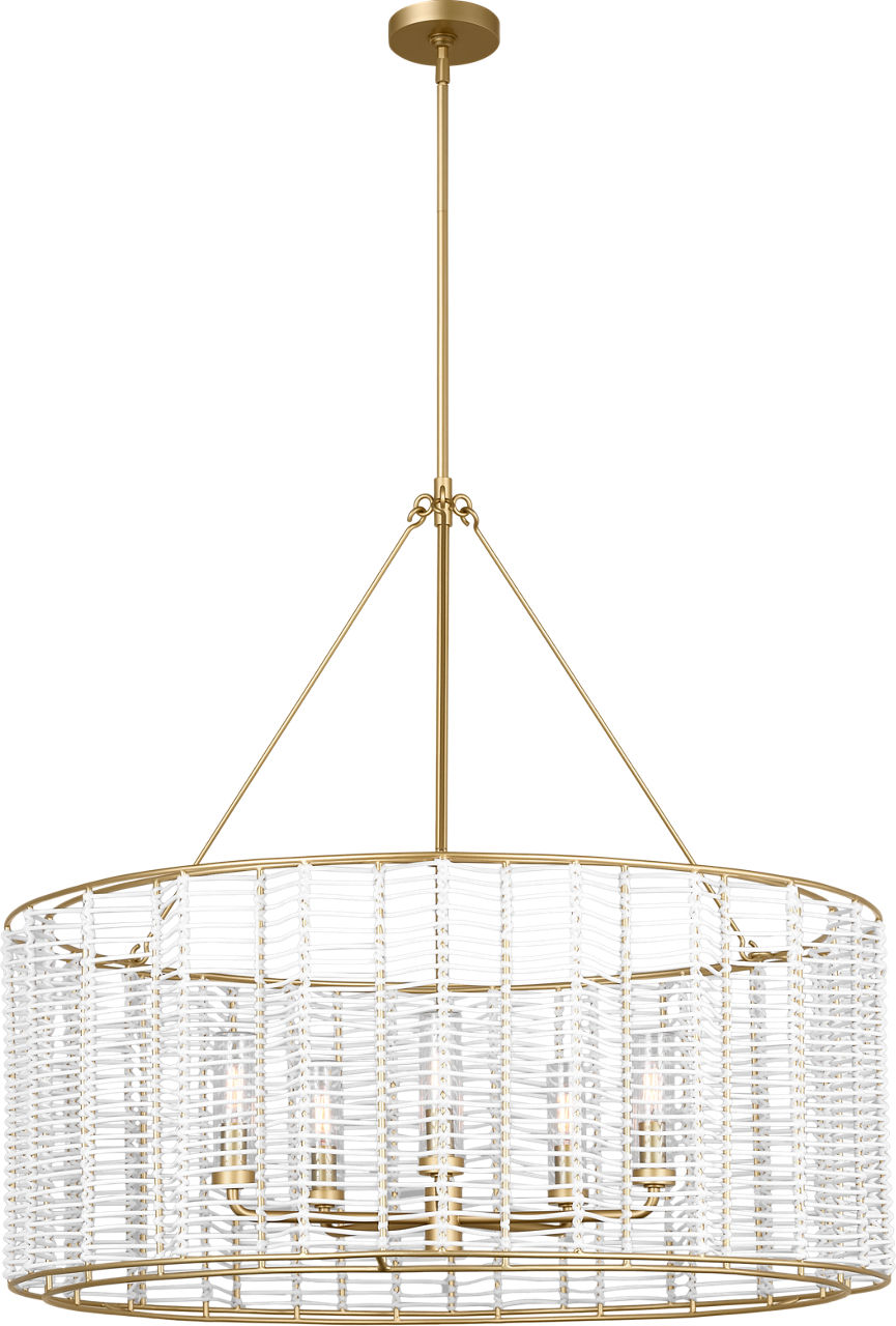 Winslow Large Hanging Shade Powder-Coated Brass