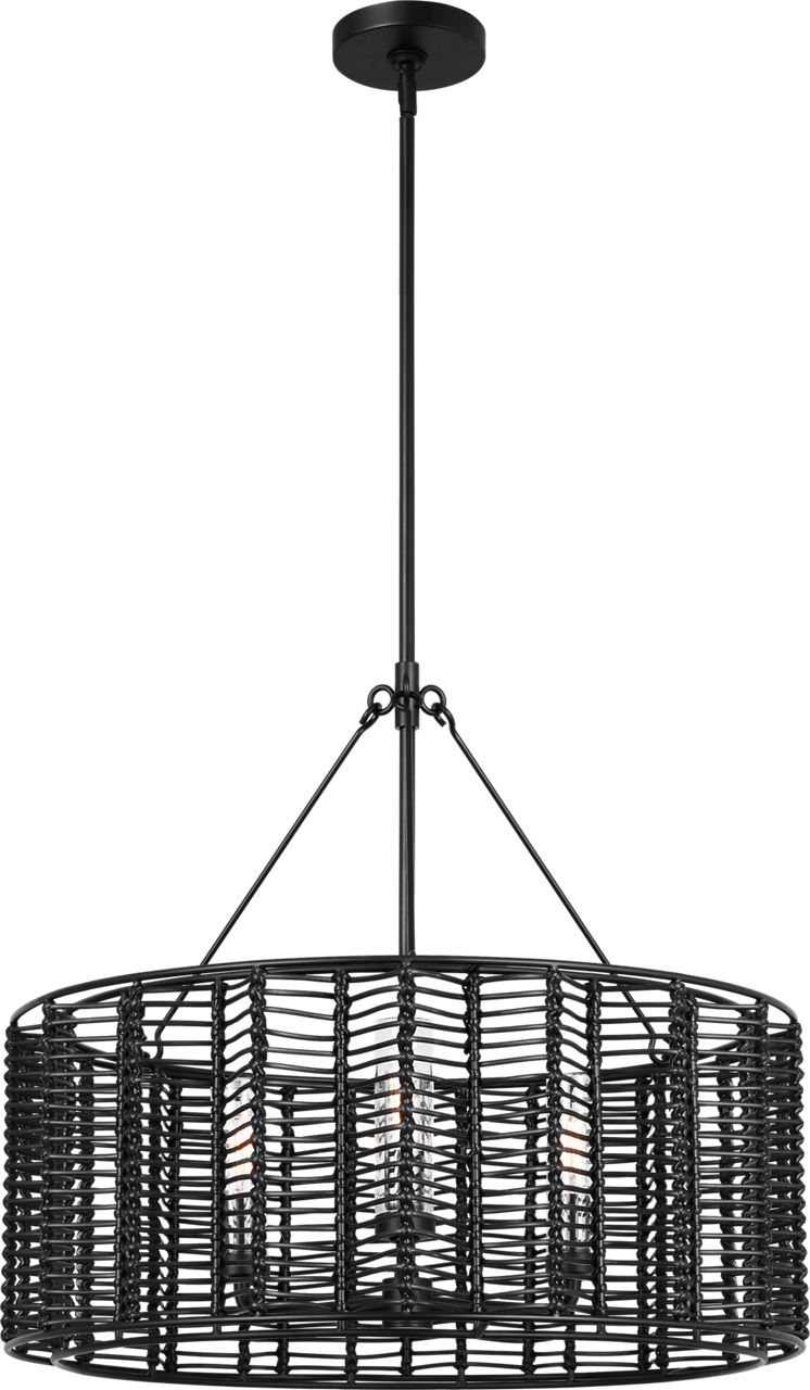 Winslow Medium Hanging Shade Midnight Black