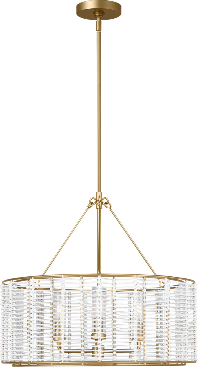 Winslow Medium Hanging Shade Powder-Coated Brass