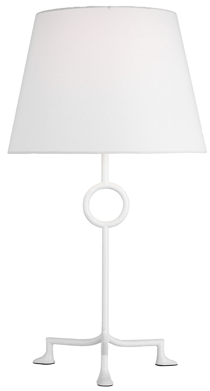 Montour Large Table Lamp Matte White Bulbs Inc