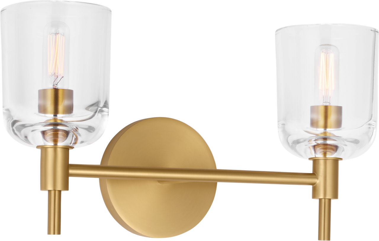 Hartley 2 - Light Vanity Burnished Brass
