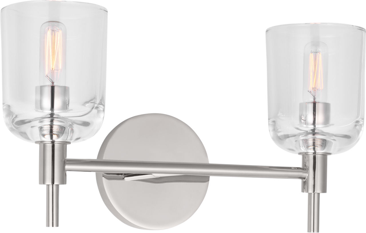 Hartley 2 - Light Vanity Polished Nickel
