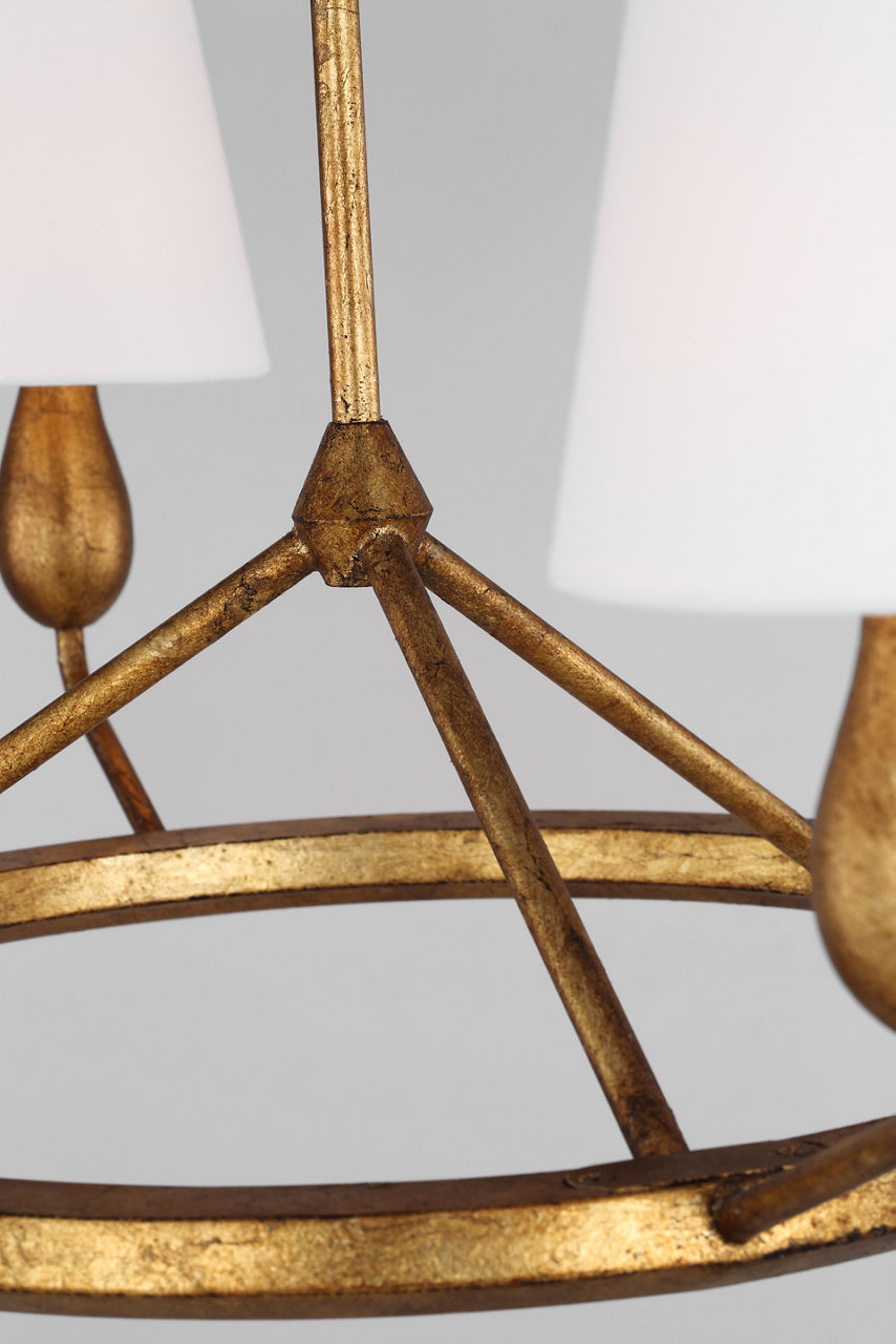チンバウ  CONTEMPORANEA Ziba Medium Chandelier - TC1186 | Visual Comfort