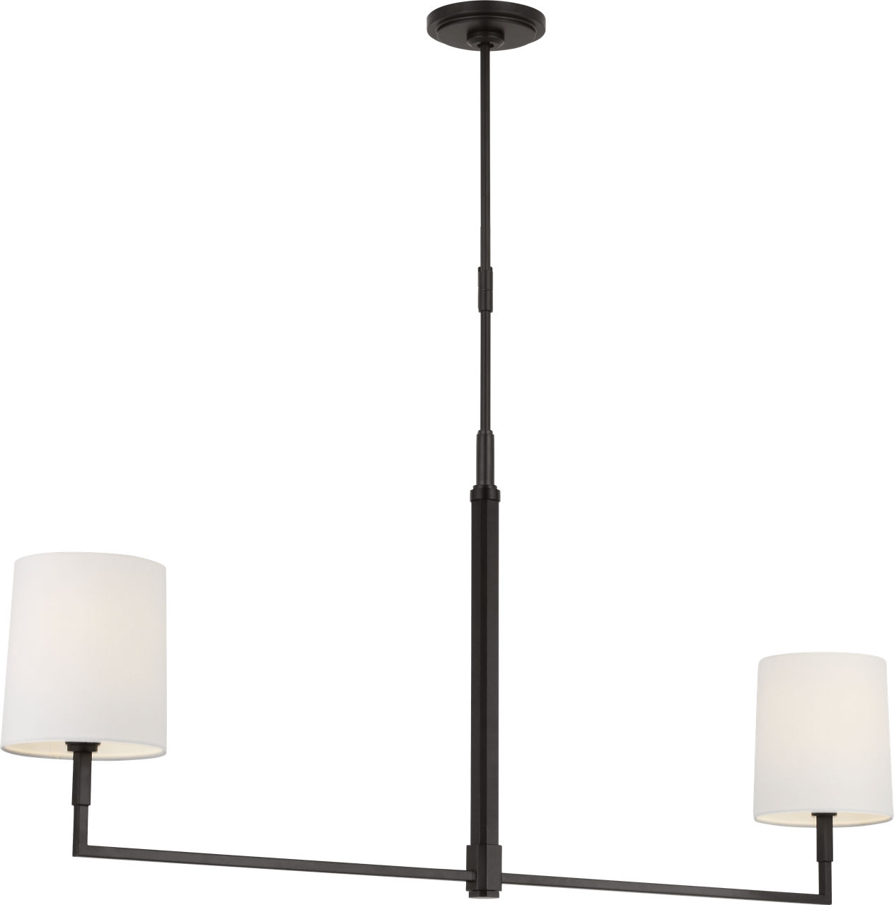 Danica Large Linear Chandelier Aged Iron