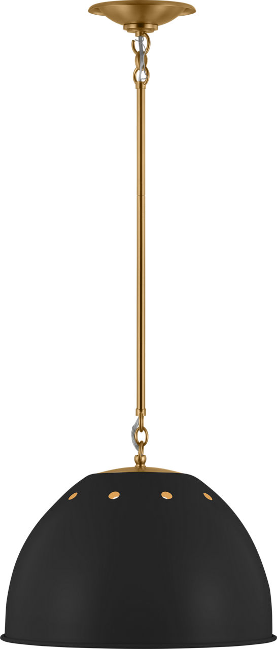 Robbie Large Pendant Midnight Black