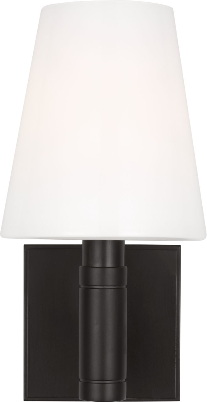 Beckham Classic Square Sconce in Aged Iron