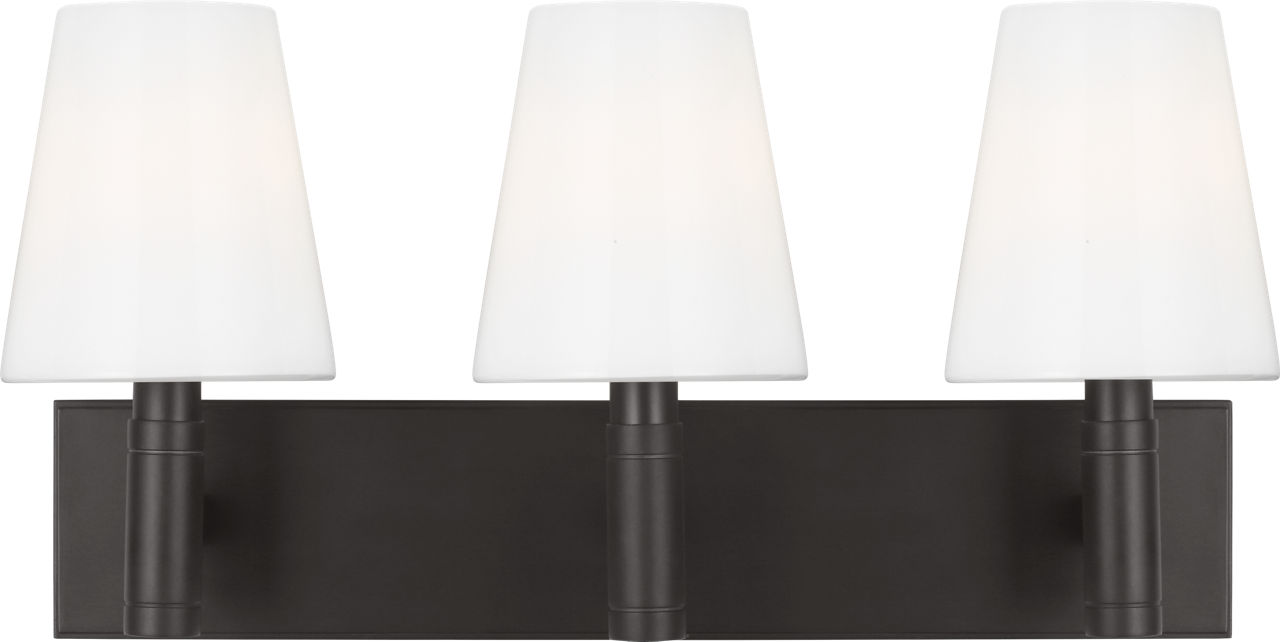 Beckham Classic 3 - Light Vanity in Aged Iron