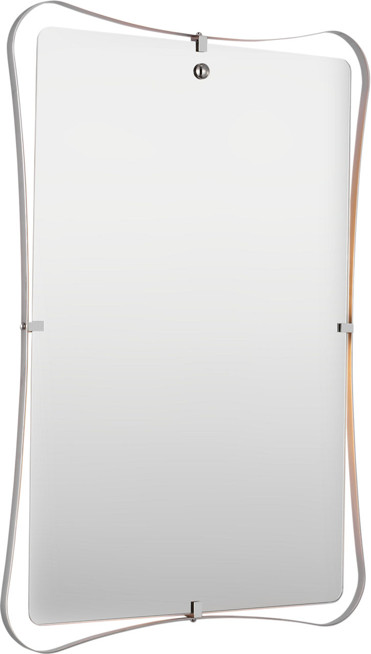 Barnes 27" Backlit Mirror in Polished Nickel