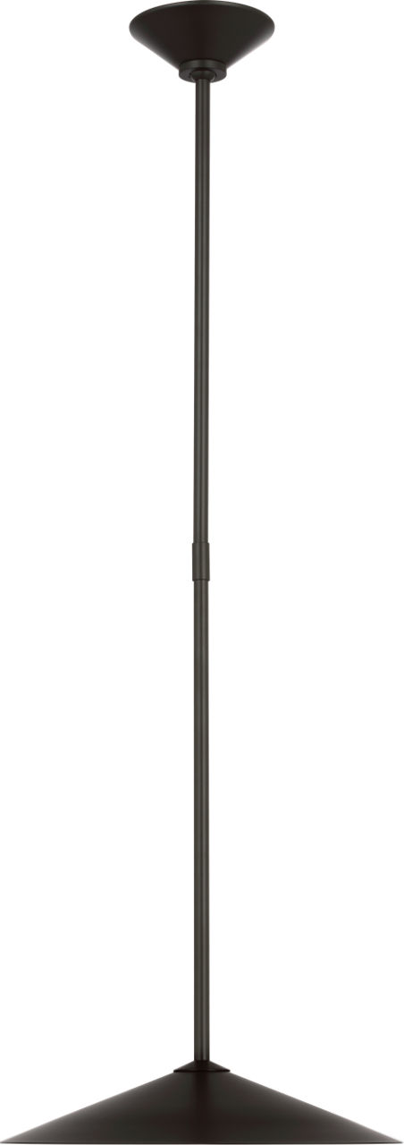 Ponce 13" Pendant in Modern Iron with Modern Iron Shade