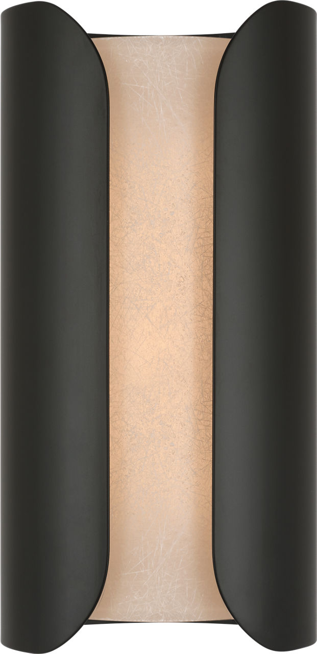 Armise 14" Sconce in Matte Carbon with Nova Frost