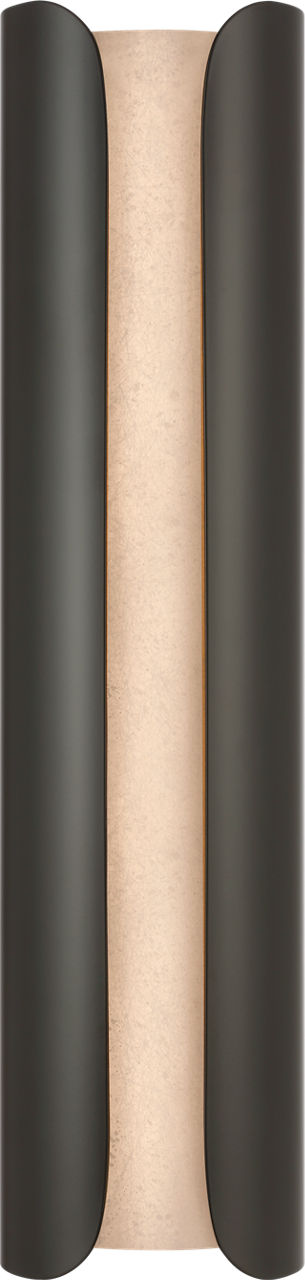 Armise 29" Sconce in Matte Carbon with Nova Frost