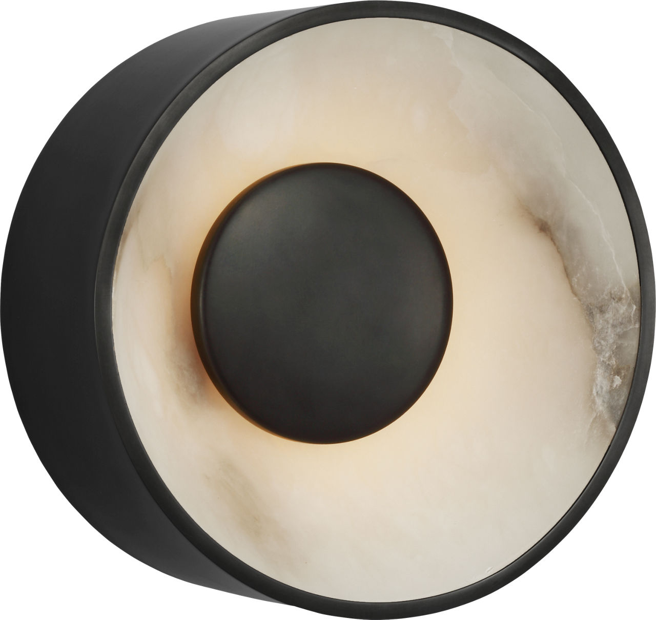 Umbra 8" Sconce in Bronze and Alabaster