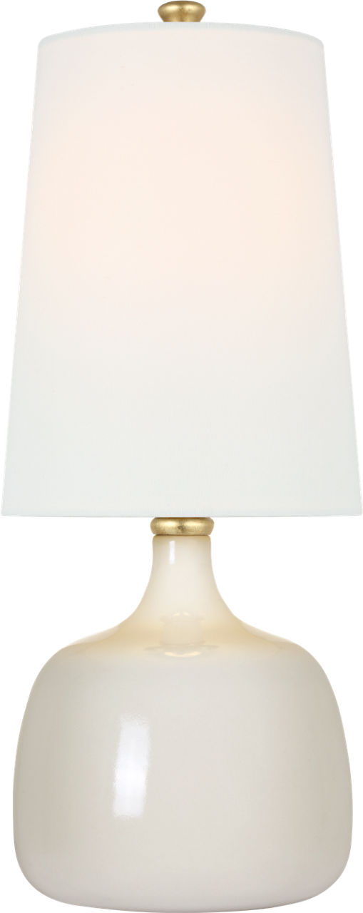 Cassis 18" Table Lamp in Ivory with Linen Shade