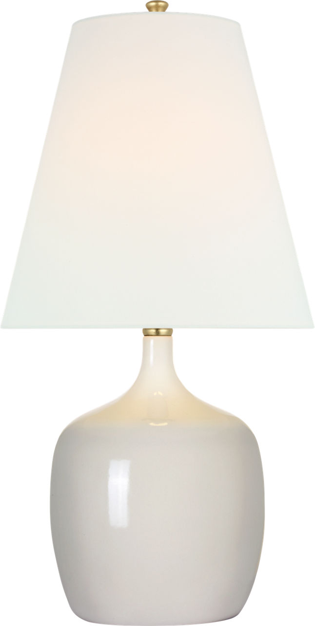 Cassis 25" Table Lamp in Ivory with Linen Shade