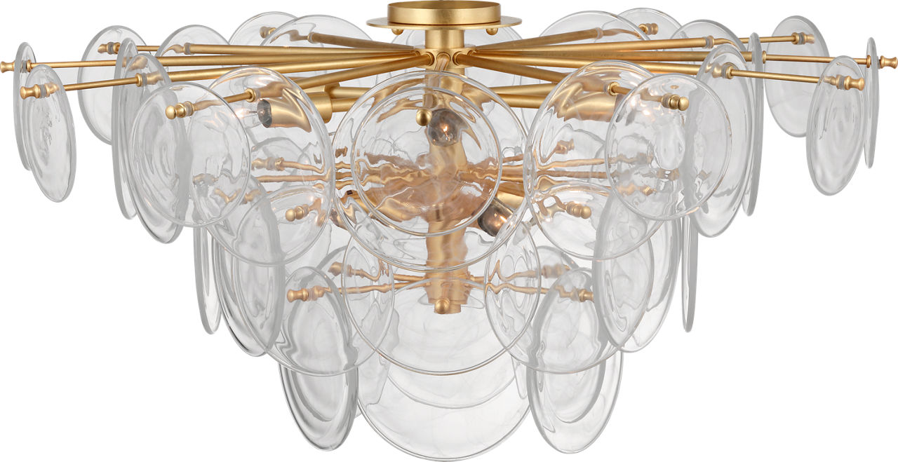 JOKERD＜CRYSTAL＞TRENT(トレント) Loire Grande Flush Mount - ARN4453 | Visual Comfort