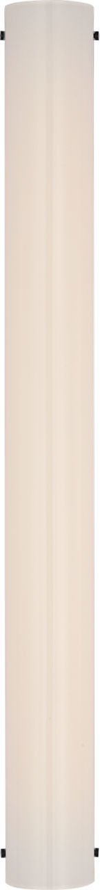 Penhold 30" Bath Light in Bronze with White Glass