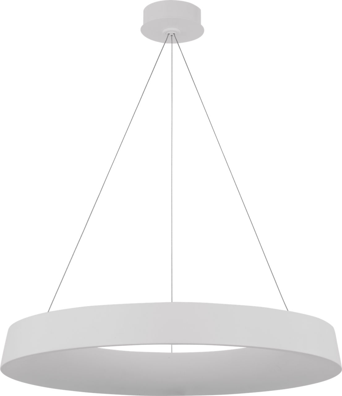 Neptune 30" Uplight Ring Chandelier in Matte White