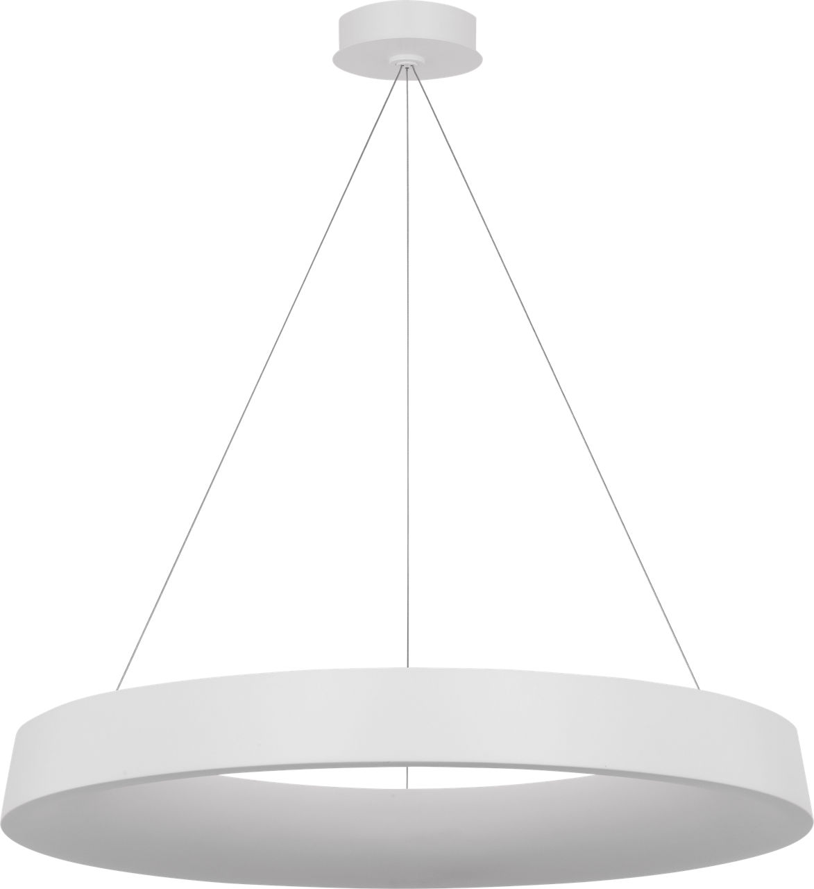 Neptune 36" Uplight Ring Chandelier in Matte White