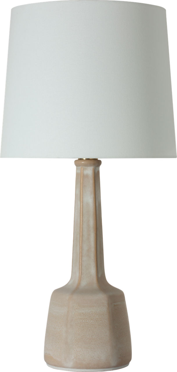 Lerio 31" Table Lamp in Dusted Stone with Linen Shade