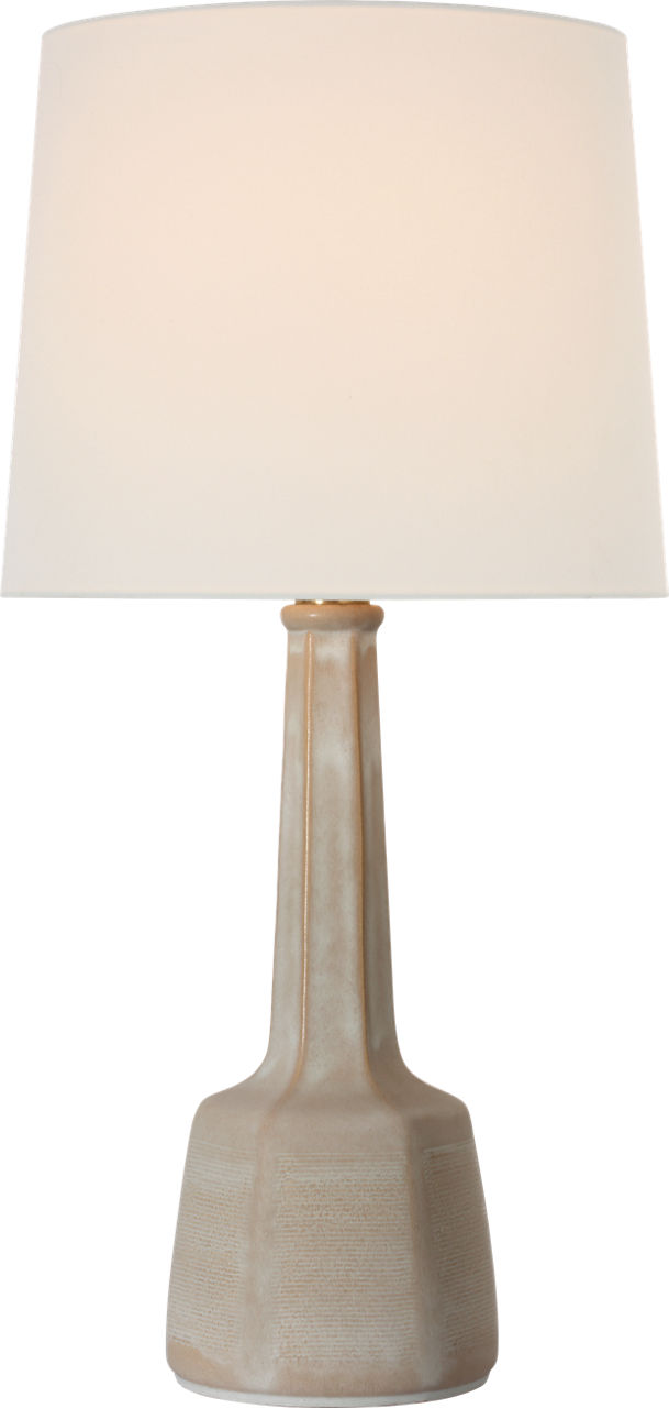 Lerio 31" Table Lamp in Dusted Stone with Linen Shade