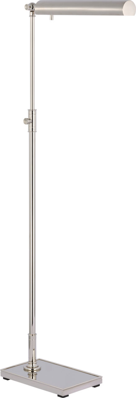 Lawton Medium Adjustable Pharmacy Lamp in Polished Nickel