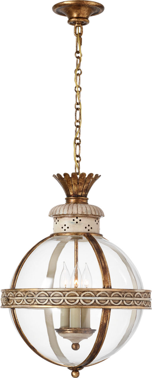 Crown Top Banded Globe Lantern - CHC2111 | Visual Comfort