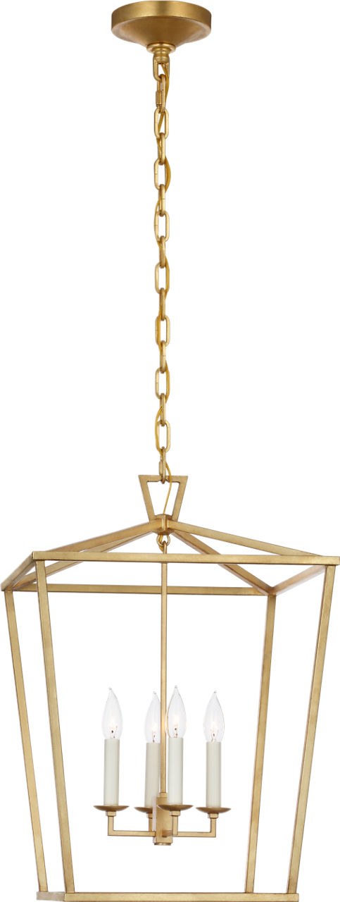 Darlana Medium Lantern in Gild