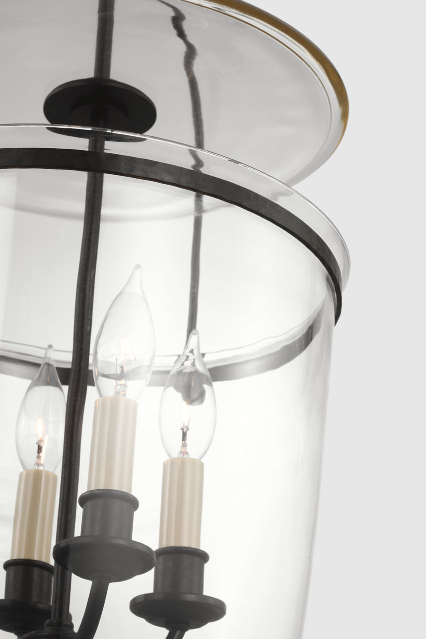 Brooklyn works BELL LANTERN NICEL 未使用 Lorford Small Smoke Bell Lantern - CHC2269 | Visual Comfort