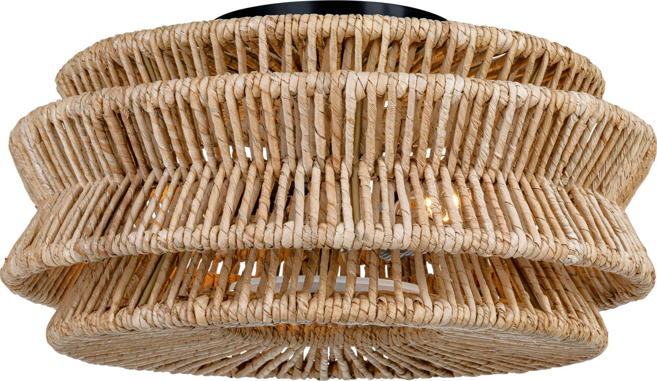 Antigua Large Drum Semi-Flush Mount