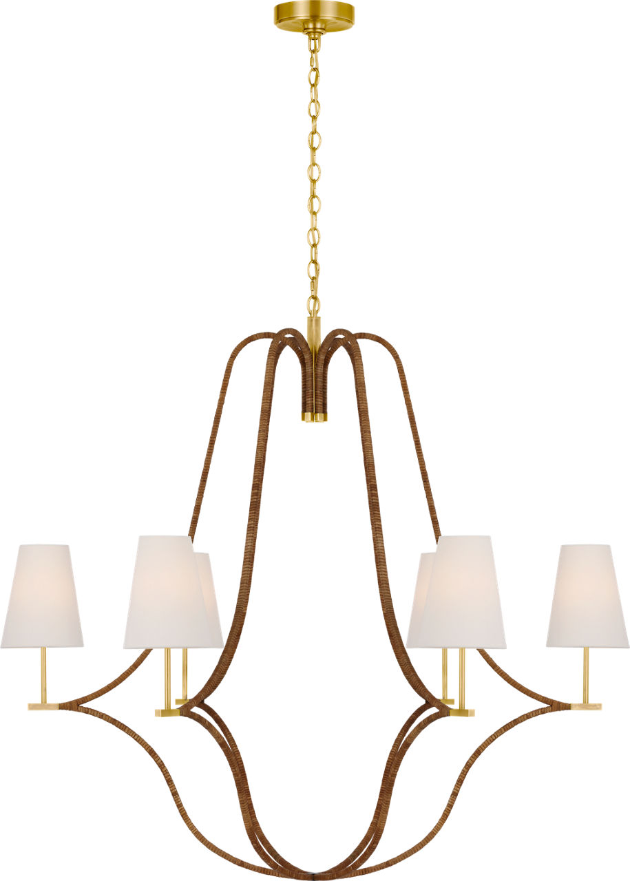 シンデレラ(^.^)ページ Biscayne Large Wrapped Chandelier - CHC5581 | Visual Comfort