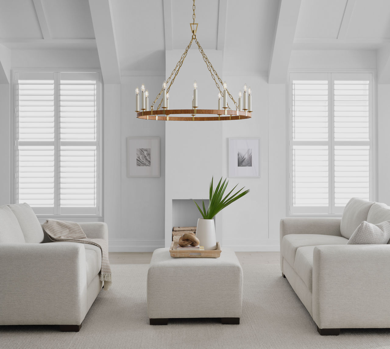 Visual Comfort Darlana Wrapped Ring Chandelier - Thumbnail 3