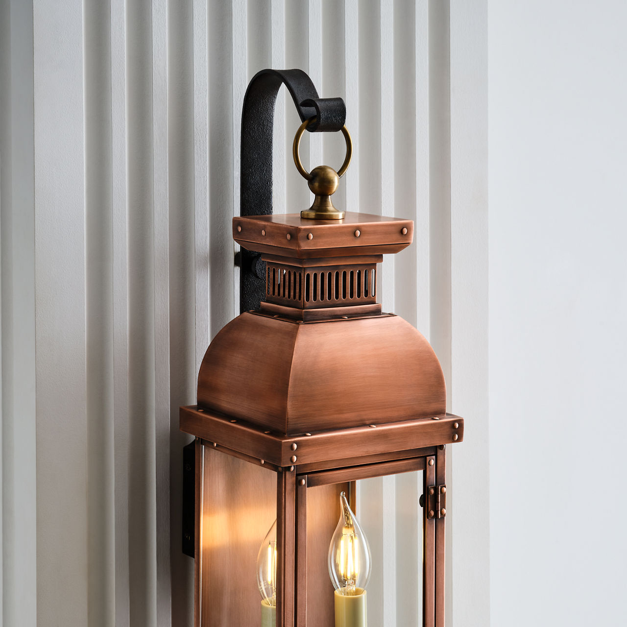 Suffork Medium Scroll Arm Lantern - CHO2064 | Visual Comfort
